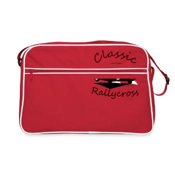 Rallycross - Retro Tasche - Rot/Weiß - Vorne