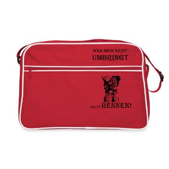 Soldat / Armee / Army / Bundeswehr - Retro Tasche - Rot/Weiß - Vorne