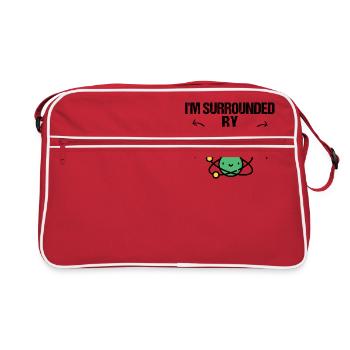 Baka Otaku Anime Mangs Japan fans - Retro Bag - red/white - Front