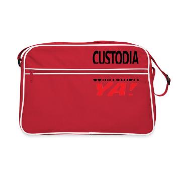 Custodia Compartida YA Negro - Sac Retro - rouge/blanc - Devant