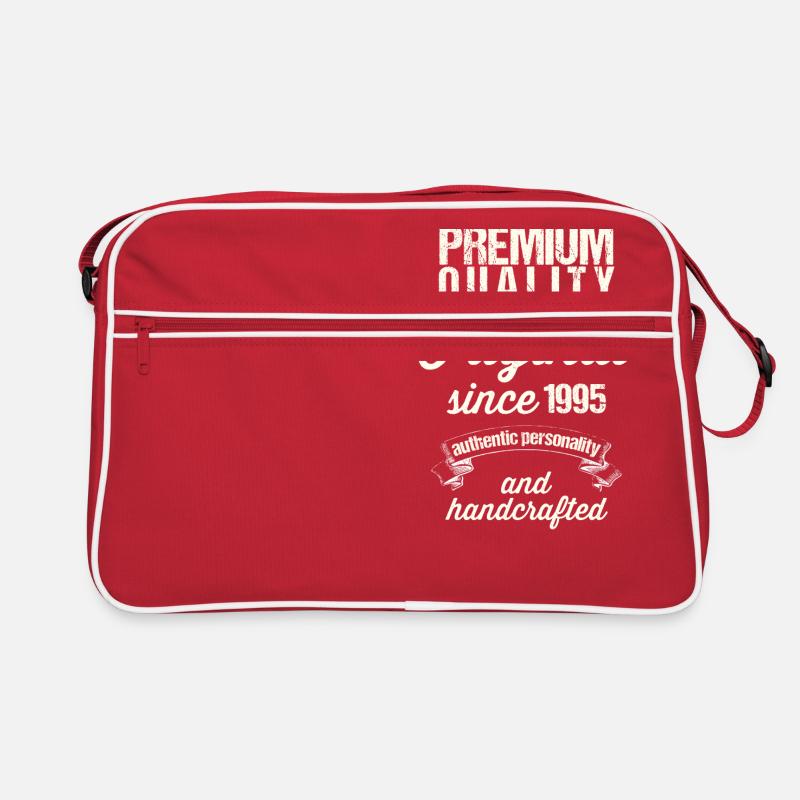 Born in 1995 - Retro Bag - red/white