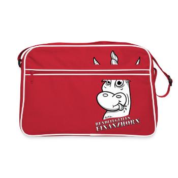 financial Horn - Retro Bag - red/white - Front