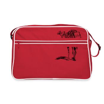 chameau - Sac Retro - rouge/blanc - Devant