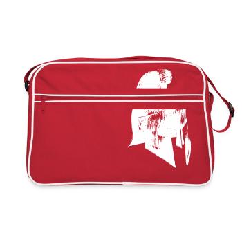 Casque romain - Sac Retro - rouge/blanc - Devant
