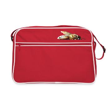 Bee - Retro Bag - red/white - Front