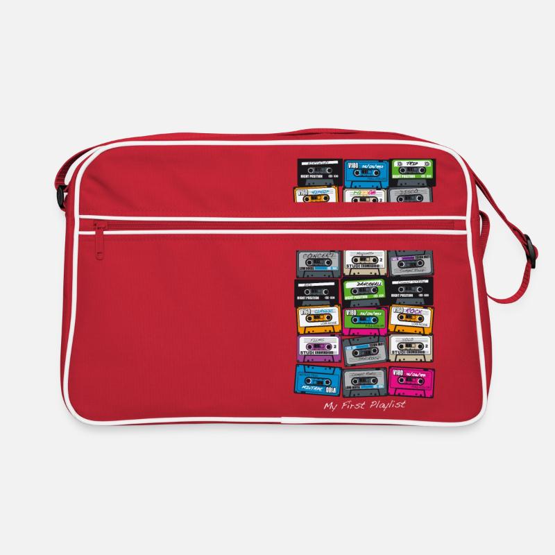 My First Playlist - Retro Bag - red/white