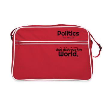 Politics - Retro Bag - red/white - Front