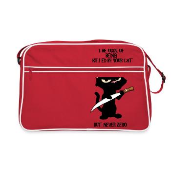 Killed By Cat Odds - Retro Bag - red/white - Front