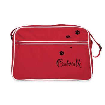 Catwalk 1 - Sac Retro - rouge/blanc - Devant