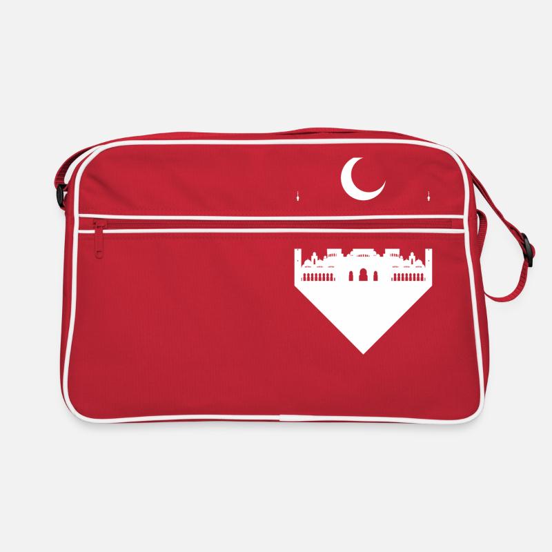 Mosque allah god religion crescent Retro Bag