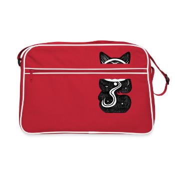 Chat Perché - Sac Retro - rouge/blanc - Devant