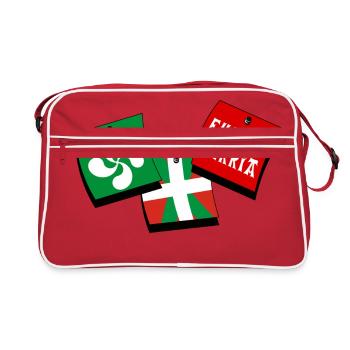 Euskal Herria Pays Basque - Sac Retro - rouge/blanc - Devant