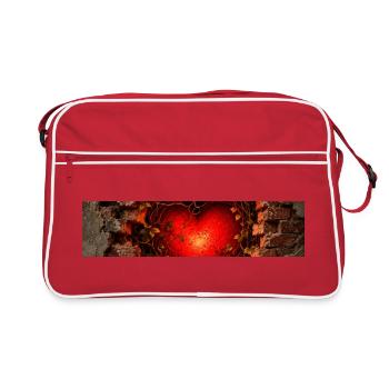 Love_Wins_2400x600 - Sac Retro - rouge/blanc - Devant