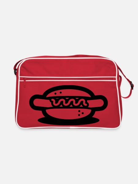 hotdog - Retro Tasche - Rot/Weiß