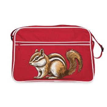 Tamia - Sac Retro - rouge/blanc - Devant