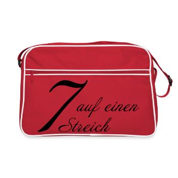 Seven in one fell swoop - Retro Bag - red/white - Front