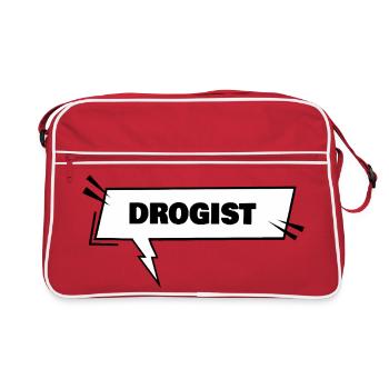 Chimiste - Sac Retro - rouge/blanc - Devant