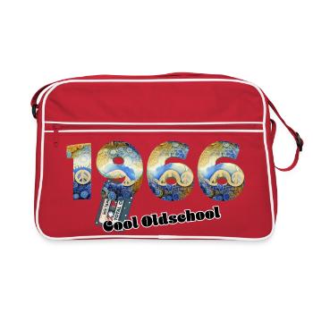 1966 Vintage Retro – Cassette – Cool Olds - Retro Bag - red/white - Front