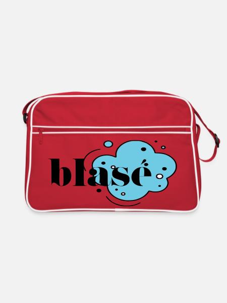 Blasé - Retro Tasche - Rot/Weiß - Vorne