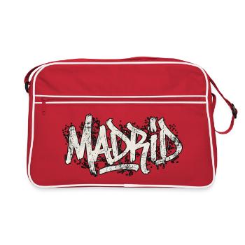 Madrid Graffiti Hip Hop - Sac Retro - rouge/blanc - Devant