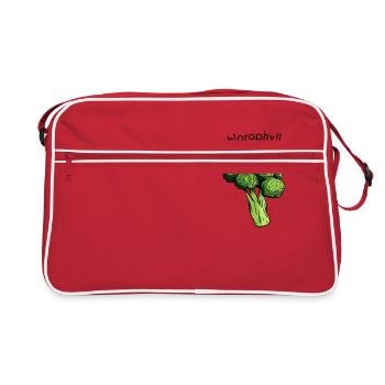L'amour de la chlorophylle - Sac Retro - rouge/blanc - Devant