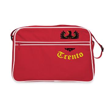 Trento Wappen - Retro Tasche - Rot/Weiß - Vorne