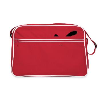 hacher - Sac Retro - rouge/blanc - Devant