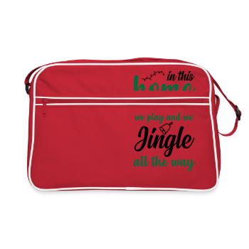 All hearts come home for christmas - Retro Bag - red/white - Front