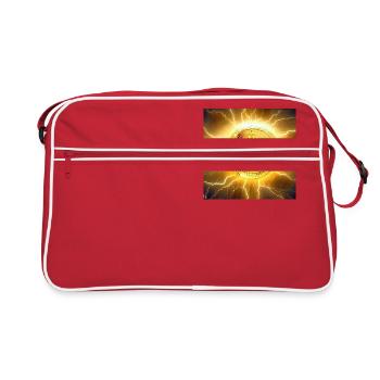 Bitcoin - Retro Bag - red/white - Front