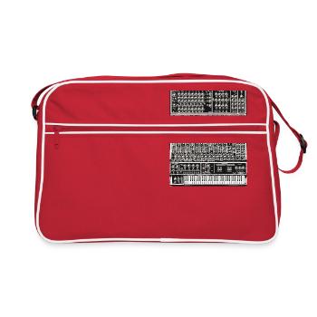 Synthé système modulaire - Sac Retro - rouge/blanc - Devant