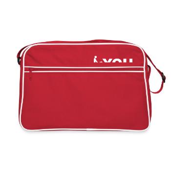 Fuck you - Retro Bag - red/white - Front
