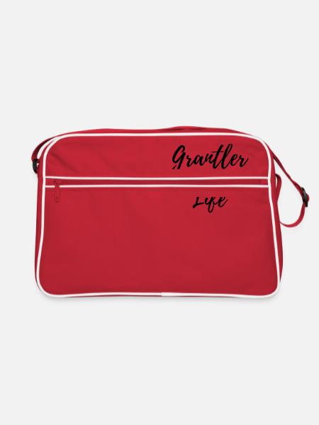Grantler4Life - Retro Tasche - Rot/Weiß