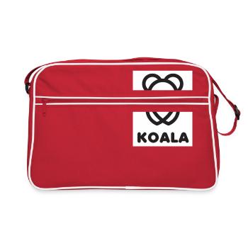 Koala, Bear, Nature, Climate, Protection, Australia, Organic - Retro Bag - red/white - Front