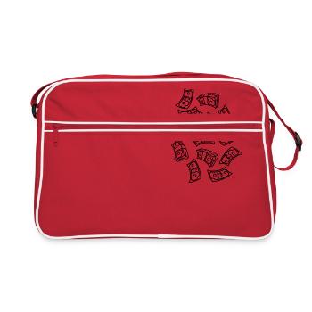 money rain - Retro Bag - red/white - Front