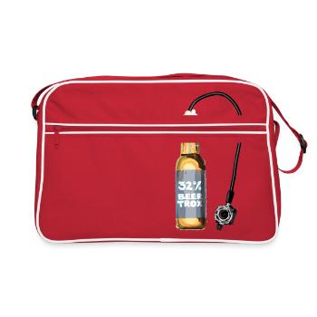 Beertrox, réservoir de plongée - Sac Retro - rouge/blanc - Devant