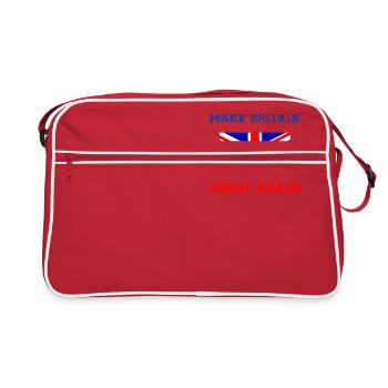 Rendez la Grande-Bretagne grande - Sac Retro - rouge/blanc - Devant