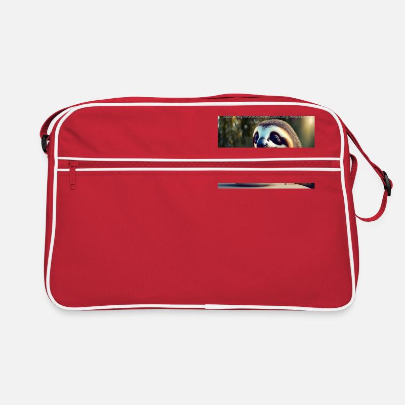Caffeinated Sloth Retro Tasche