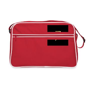 vêtements personnalisés - Sac Retro - rouge/blanc - Devant