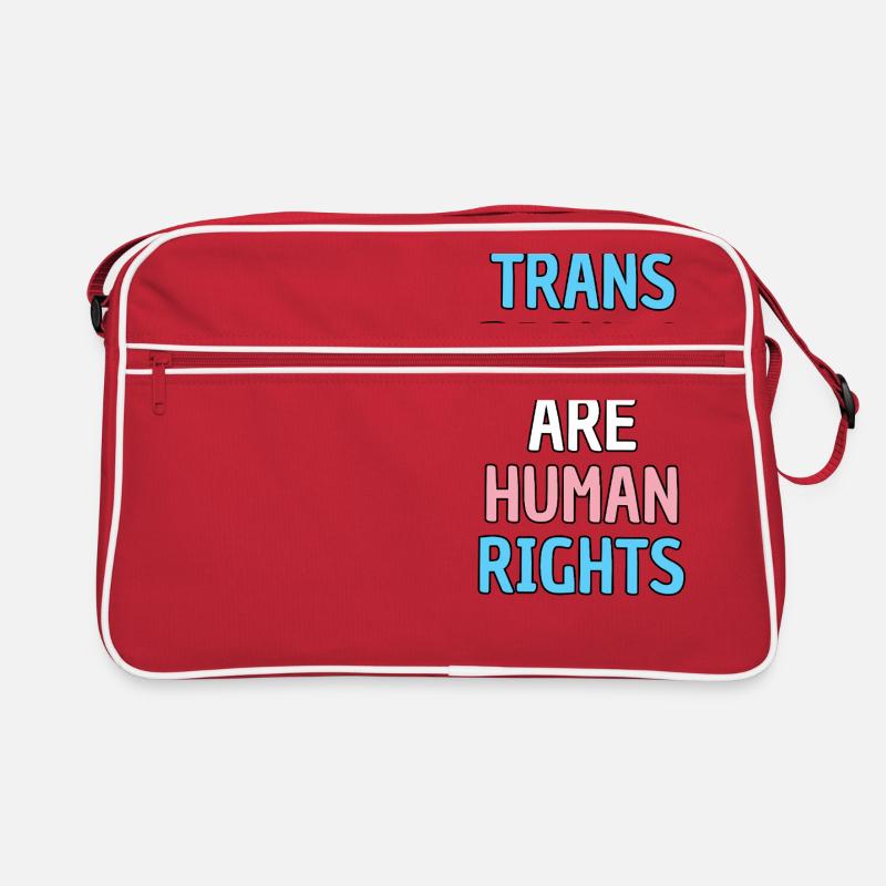 Trans rights are human rights Retro Bag