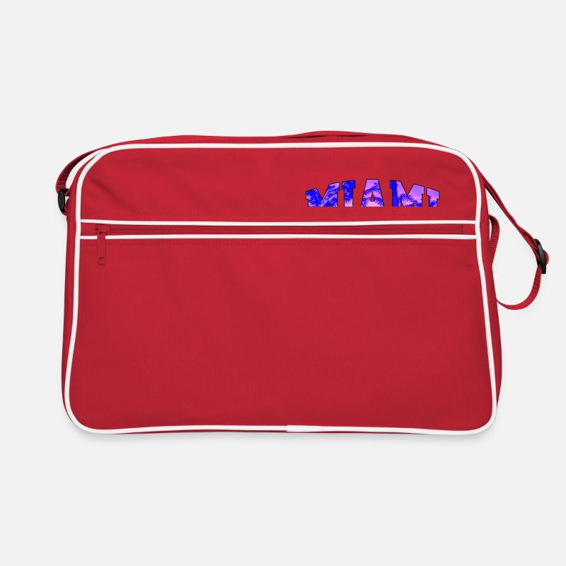 Miami logo: Collegiate design with a tropical vibe Retro Bag
