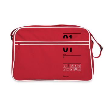 TEST 01 - Retro Bag - red/white - Front