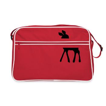 fawn - Retro Bag - red/white - Front