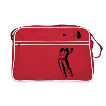 EUSKAL PILOTA - Retro Tasche - Rot/Weiß - Vorne