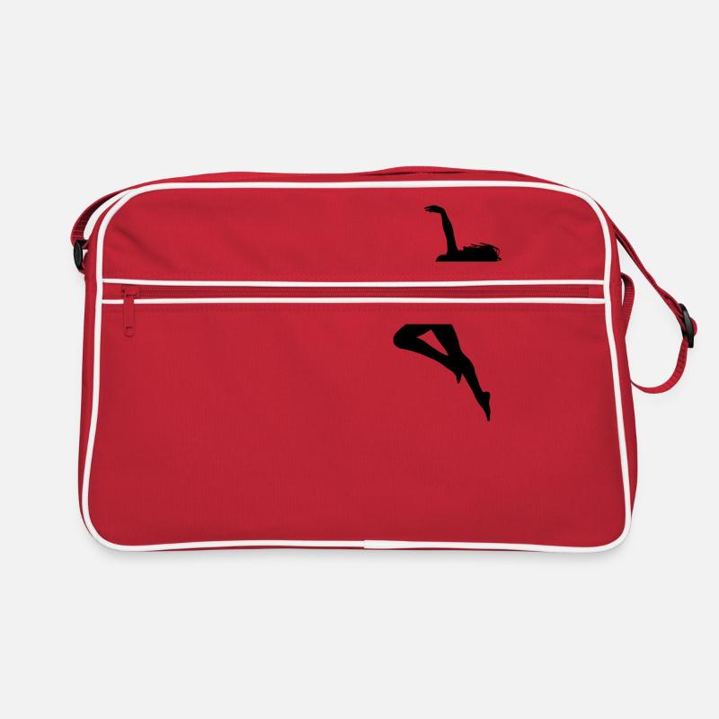 Tänzerin - Retro Tasche - Rot/Weiß