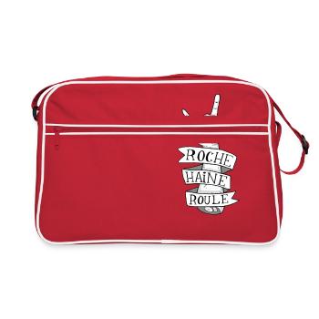 Grobe Übersetzung # 2 - Retro Tasche - Rot/Weiß - Vorne