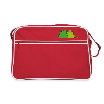 trees - Retro Bag - red/white - Front