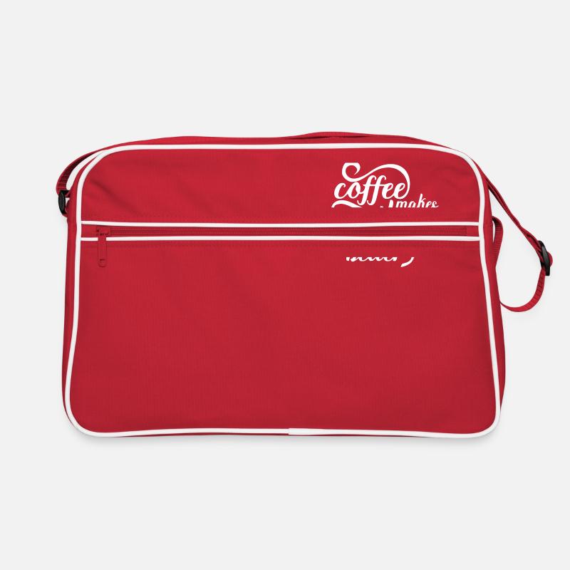 Coffee makes everything better - Retro Bag - red/white