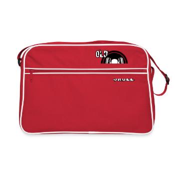 old skull 2 - Sac Retro - rouge/blanc - Devant
