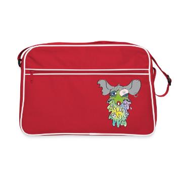 STREET COUNCIL - Retro Bag - red/white - Front