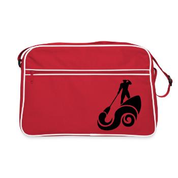 SUP & Wave - Sac Retro - rouge/blanc - Devant